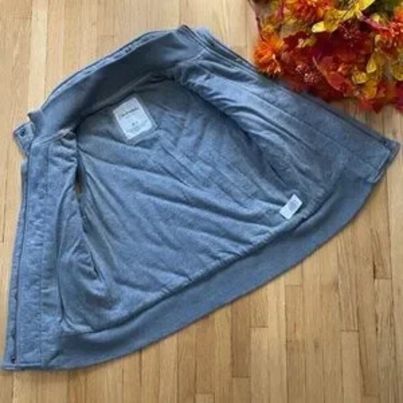 Aeropostale Eighty Seven Quilted Cotton Gray Zip-Up Puffer Vest Size M - Picture 4 of 9